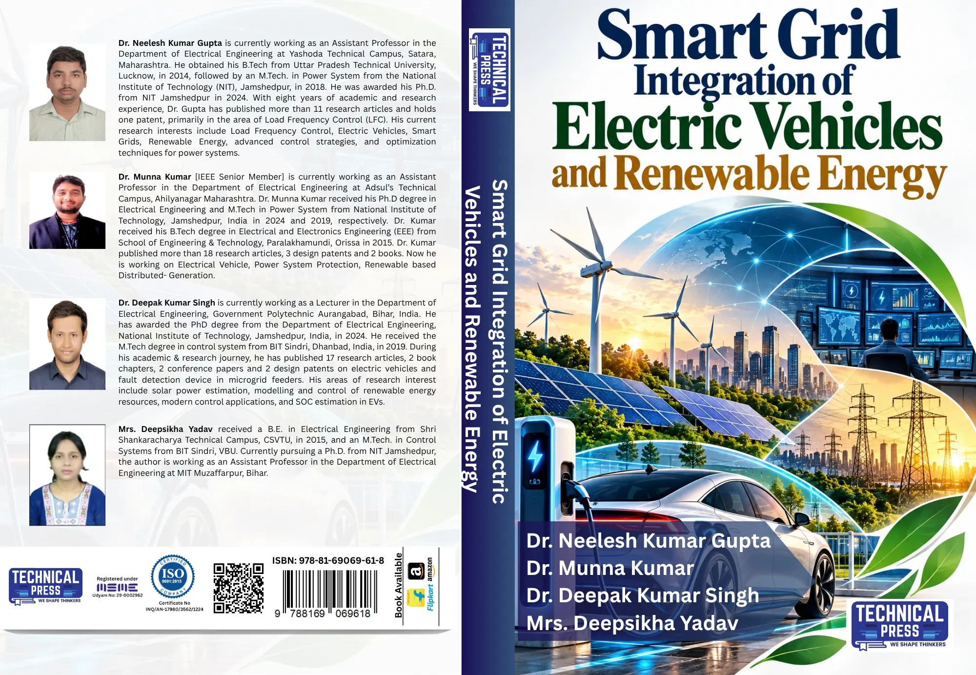 Smart Grid Integration of Electric Vehicles and Renewable Energy