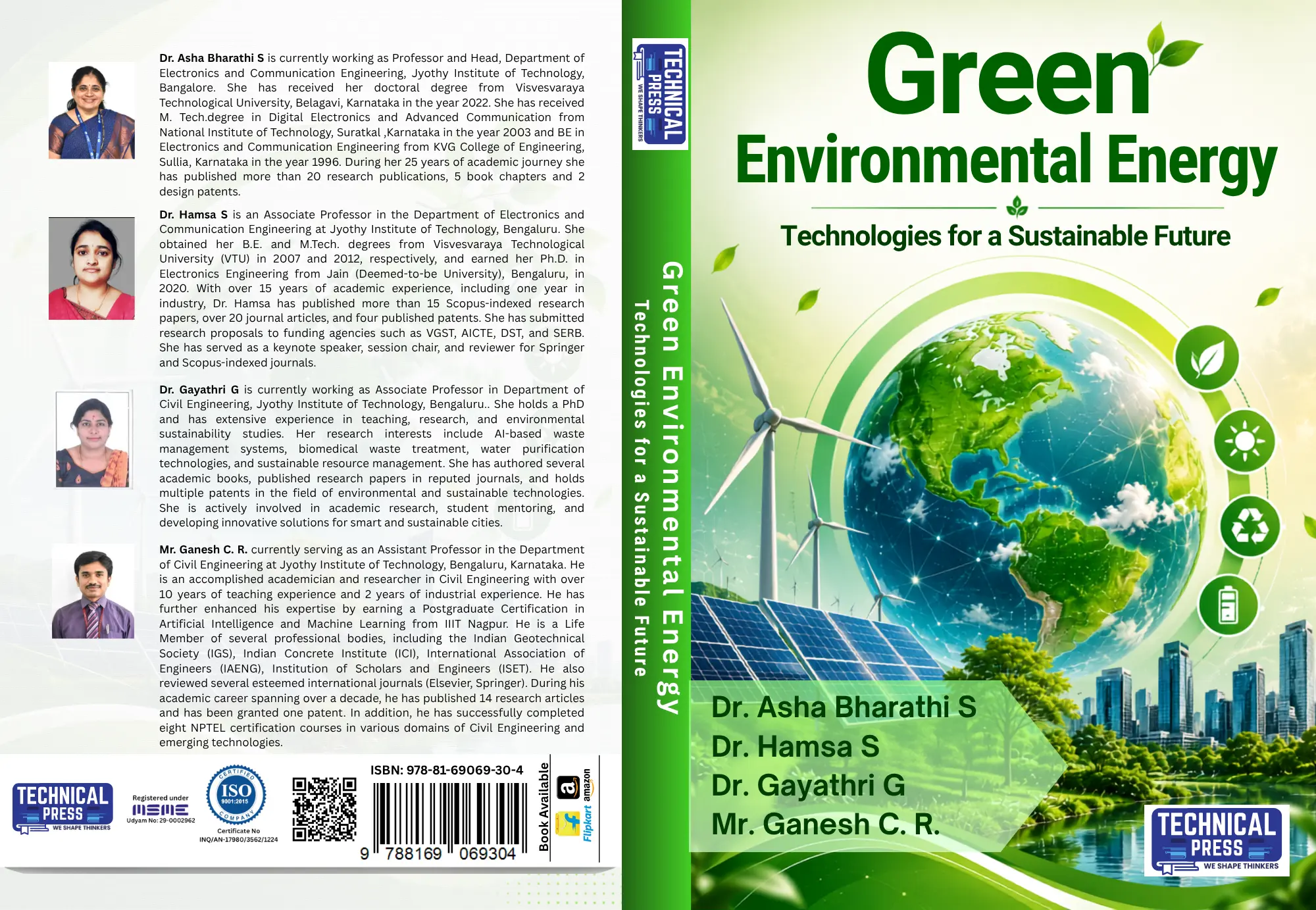 Green Environmental Energy: Technologies for a Sustainable Future