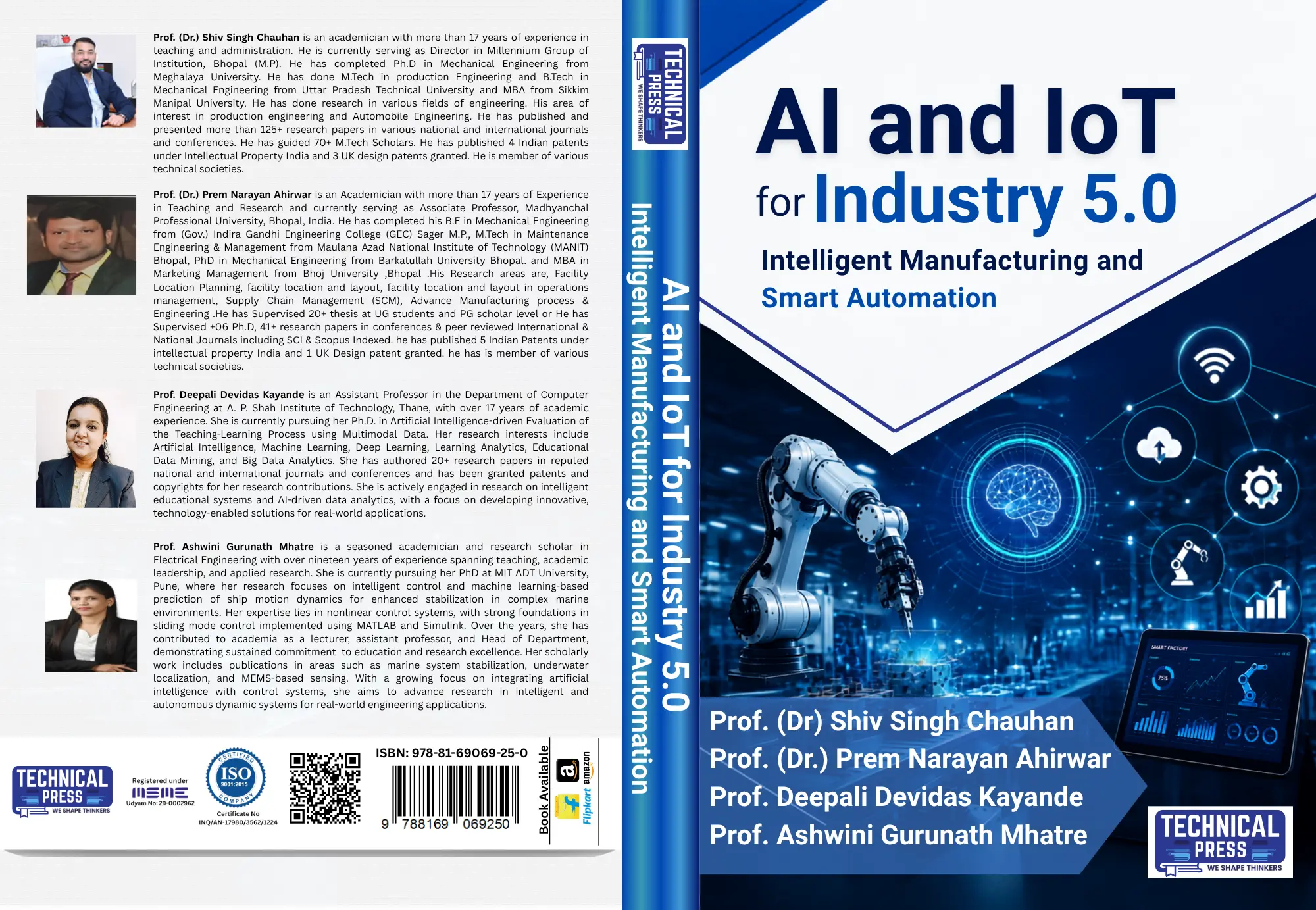 AI and IoT for Industry 5.0: Intelligent Manufacturing and Smart Automation