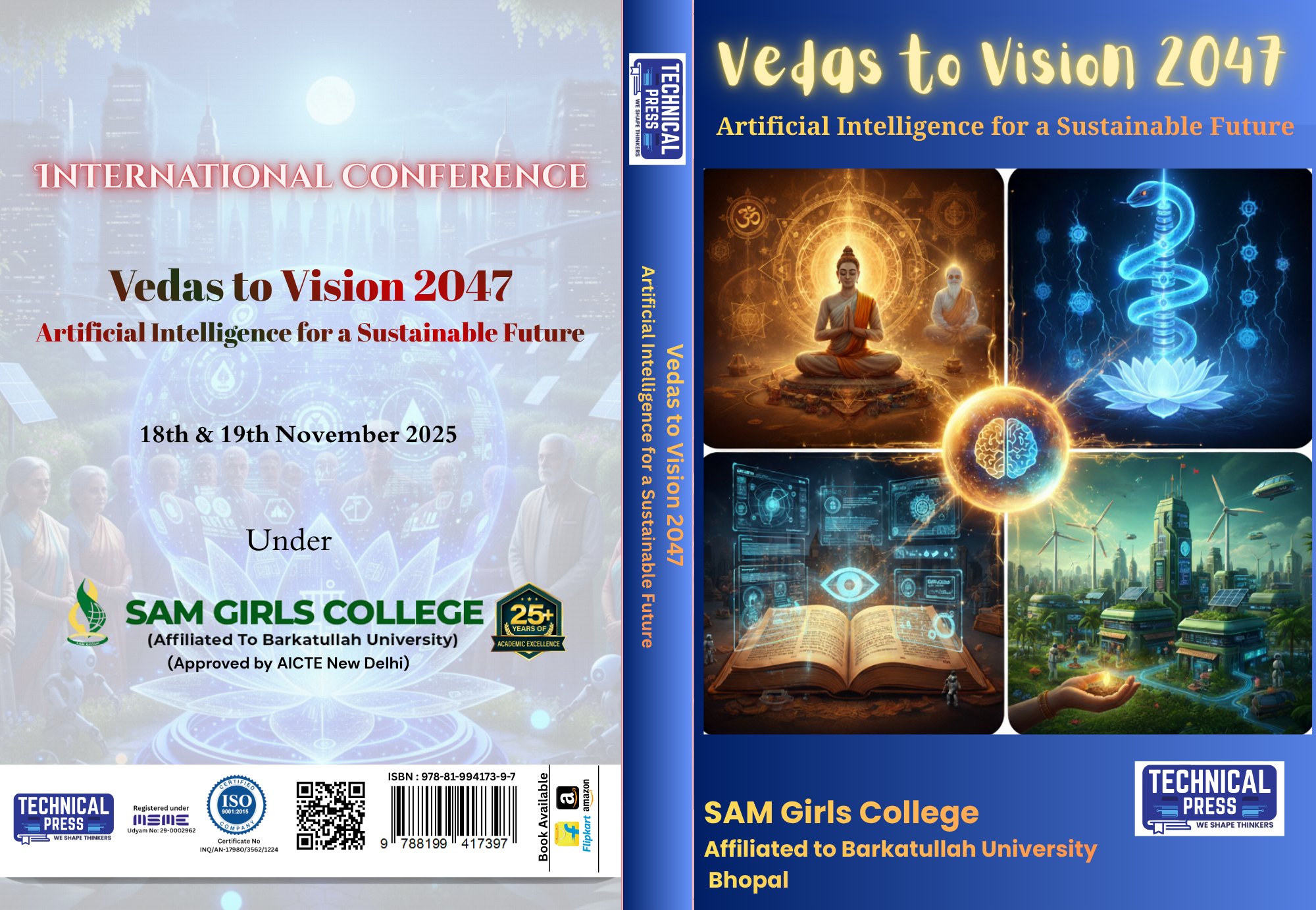 Vedas to Vision 2047: Artificial Intelligence for a Sustainable Future