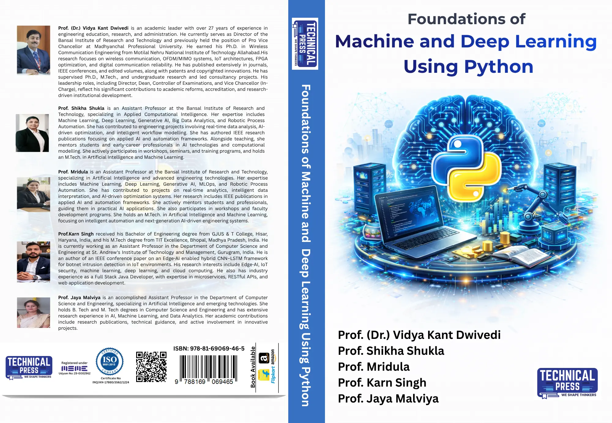 Foundations of Machine and Deep Learning Using Python